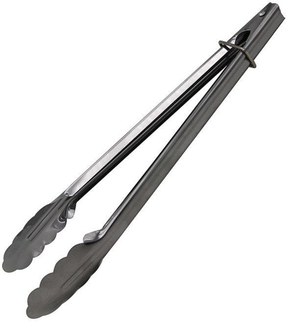 Kiyodo 不鏽鋼梅花夾 30cm, 銀色, 1個
