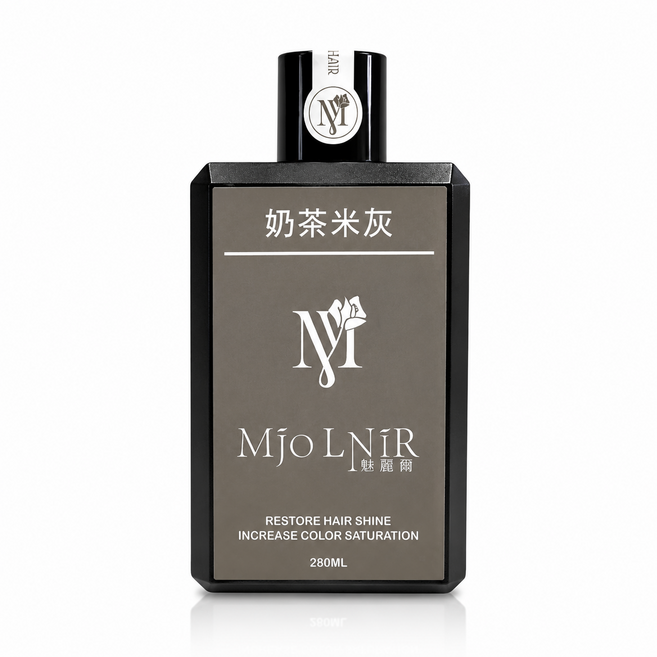 MJOLNIR 魅麗爾 奶茶米灰 補色洗髮精, 280g, 1件