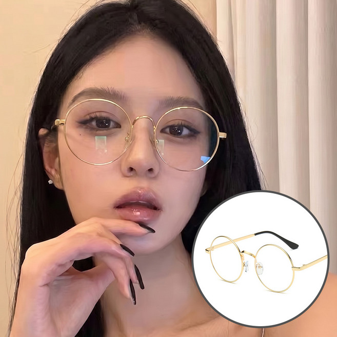 미즈코스 복고 동글이 안경 원형 안경테 둥근 안경테 여성안경테