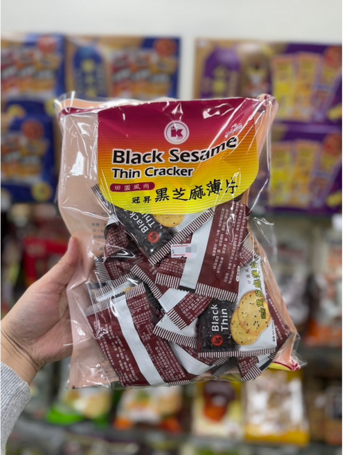 冠昇 黑芝麻薄片/檸檬薄片 350g, 1個, 冠昇-黑芝麻薄片350g