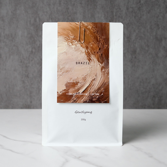 그냥커피 독소프리 브라질 카라멜라도 스페셜티 커피 중강배전 원두, 1개, 1kg, 홀빈(분쇄안함)