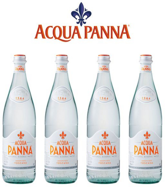 아쿠아파나 미네랄 워터, 750ml, 4개