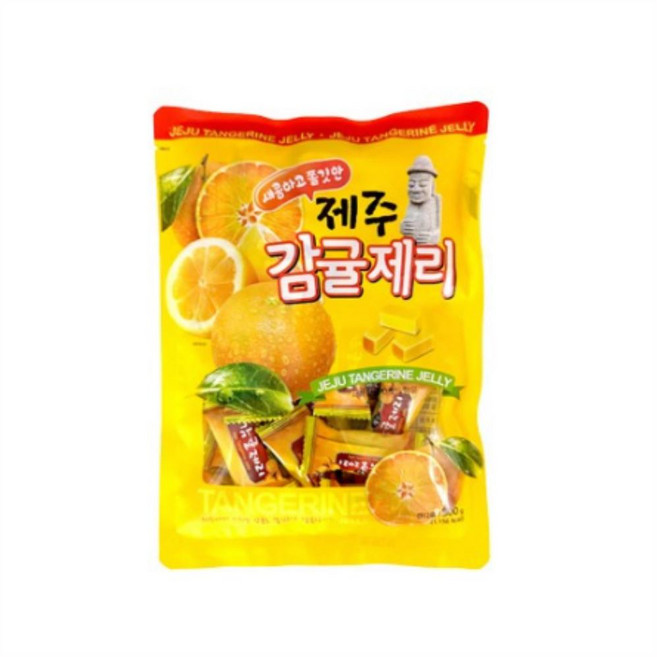 새콤하고 쫄깃한 제주 감귤제리, 300g, 6개
