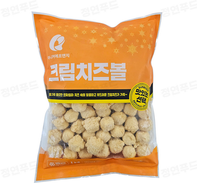 마니커에프앤지 크림치즈볼 1kg, 1개