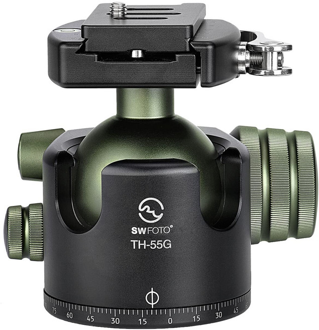 SWFOTO 55mm 대형 자유 운대 레버 아르카 스위스 호환 내하중 35 kg 아미 그린, 한개옵션1