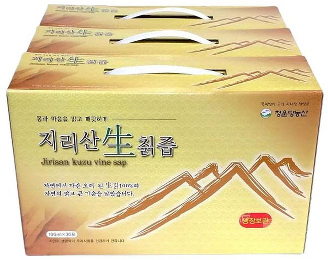 지리산 생칡즙, 90개, 100ml
