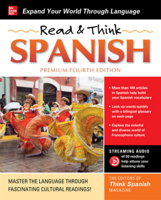 Read & Think Spanish Premium Fourth Edition Hardcover, McGraw-Hill Education, English, 9781260474596