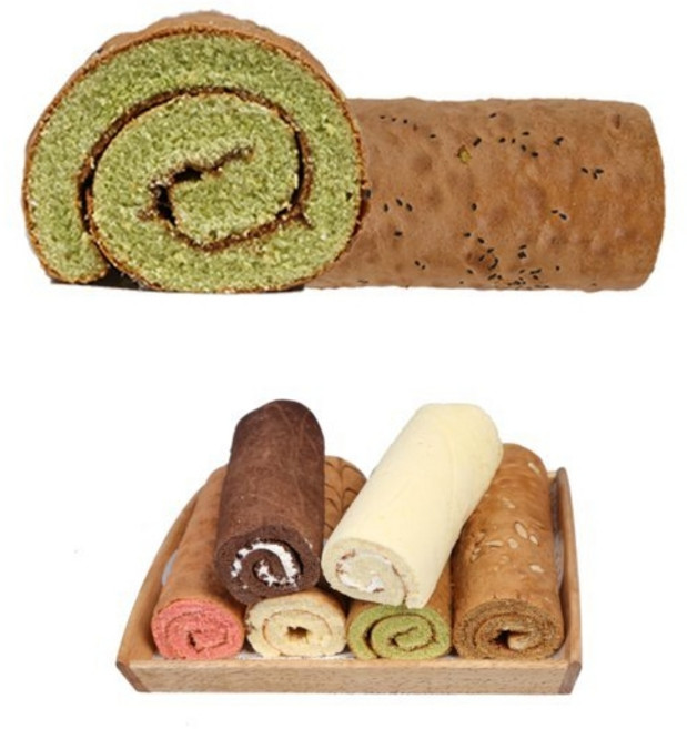 으뜸베이커리 녹차롤케익, 1개, 400g