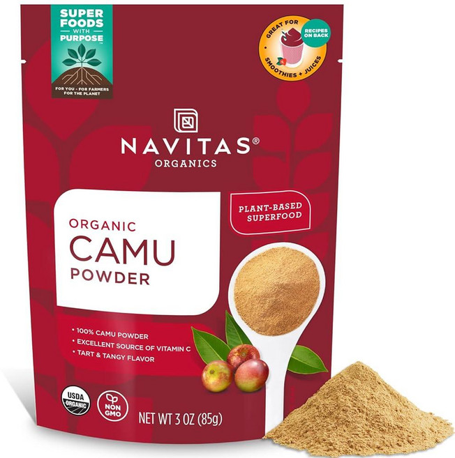 나비타스 오가닉스 카무 분말 파우더 Camu Powder 85g, 1개