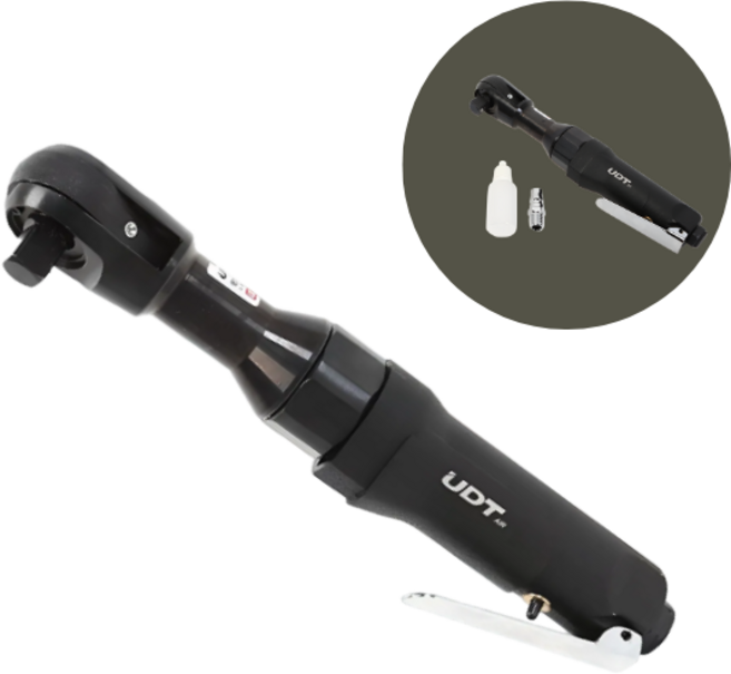 JJ-UDT 1/2 에어 라쳇 렌치(카플러+오일통)1077, 1개