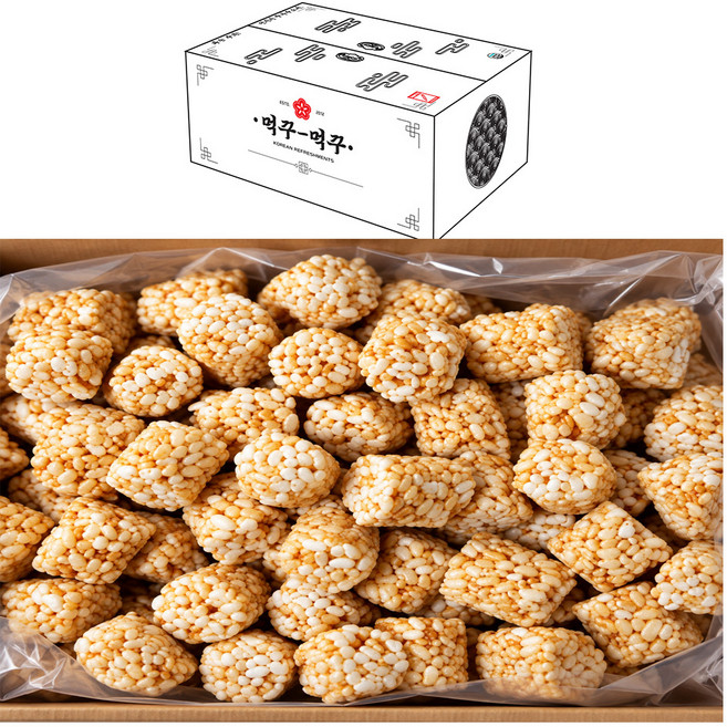 먹꾸먹꾸 옛날과자 한입 현미강정 750g 1세트, 1개