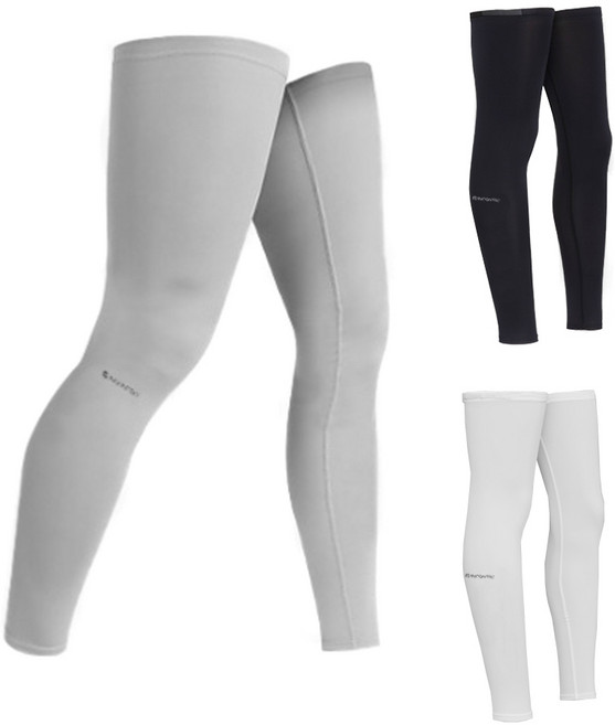 DS 스포츠 쿨 다리토시 쿨레깅스 자외선차단 발토시, 민자 검정, 1개