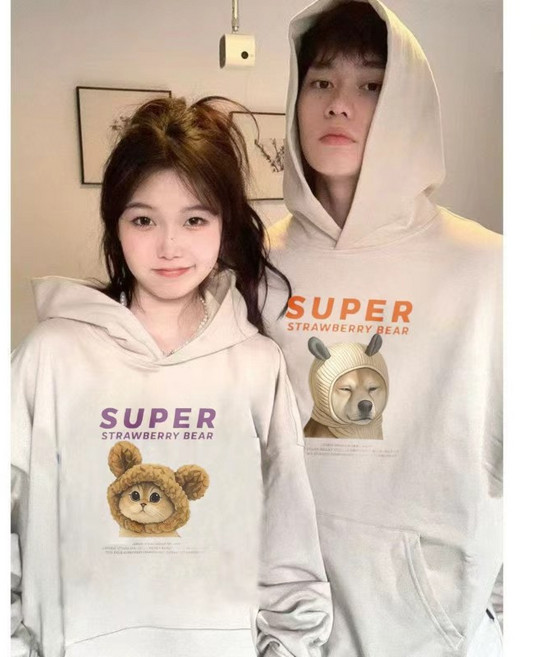 【秋冬情侶裝】特別不一樣的情侶裝 秋冬情侶衣 新款 潮流 寬松