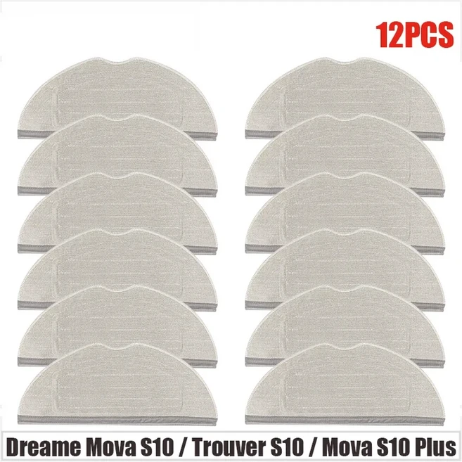 Dreame Mova 메인 롤러 사이드 브러시 헤파 필터 천 S10 트루버 S10 Mova S10 플러스 트루버 S10 플러스, 06 12PCS