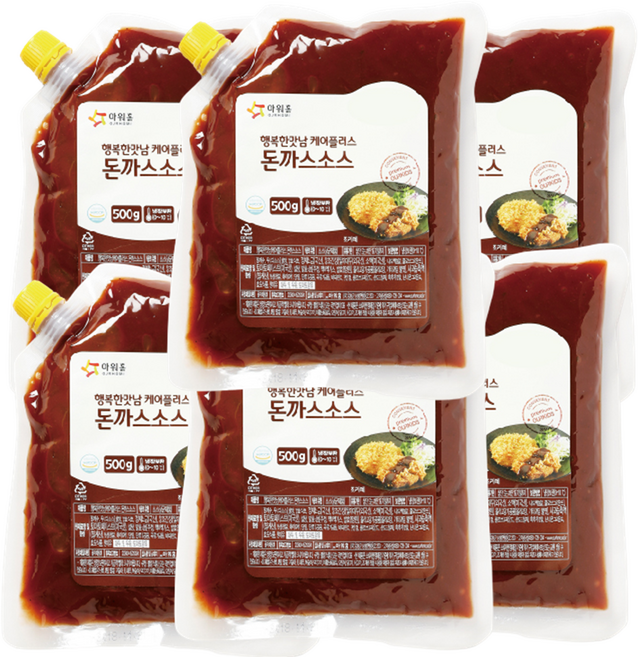 아워홈 아워키즈 돈까스소스, 500g, 6개