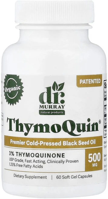 Dr. Murray's ThymoQuin® 500mg 소프트젤 캡슐 60정 DMY-35334, Dr. Murray's, ThymoQuin®, 500 - 쿠팡