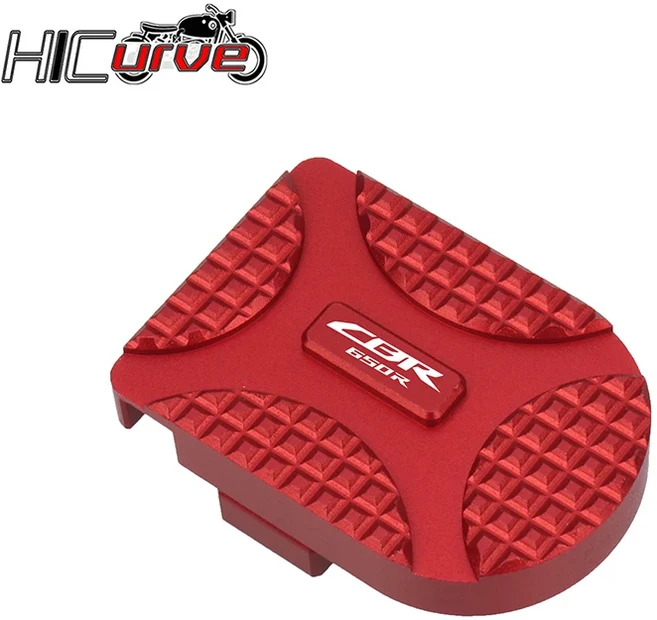 오토바이 CNC 리어 풋 브레이크 페달 레버 스텝 확장 혼다 CBR500R 2019-2022, [06] CBR650R Red, 1개