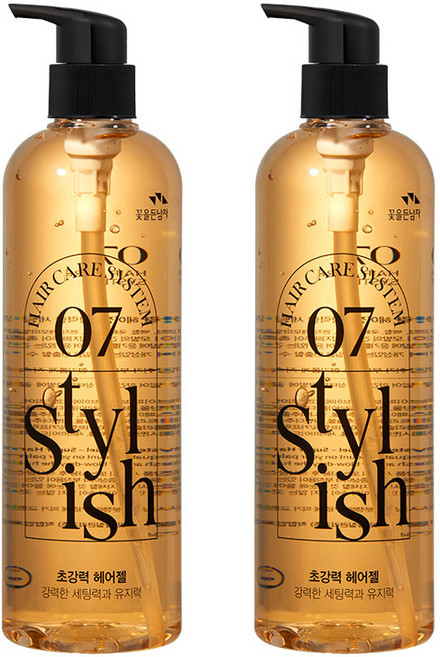 꽃을든남자 헤어케어 시스템 초강력 헤어젤, 500ml, 2개