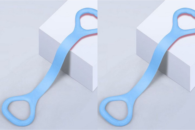 1+1 튜빙밴드 스포츠 스트레칭 밴드 근력 강화 필라테스 요가 밴드 운동 탄력 밴드 2매입 LPC, 2개, 블루+블루