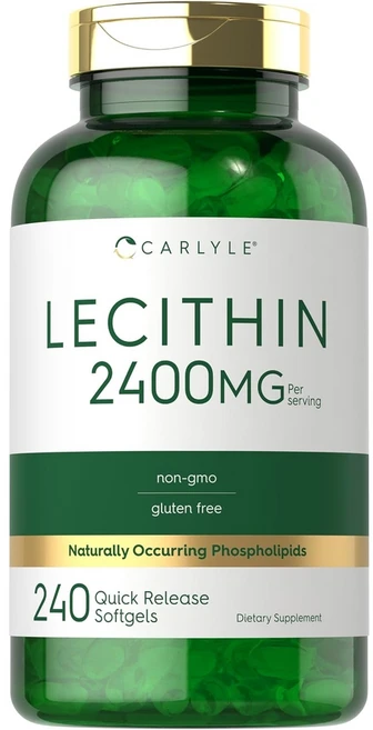 레시틴 2400mg 고함량 240캡슐 대용량 미국산 Soy Lecithin, 240정, 1개 - 쿠팡