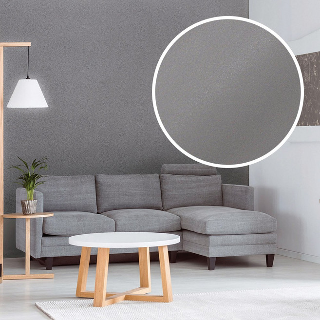 4종 떼기 쉽고 붙이기 편한 리무벌 인테리어필름 접착벽지 단색시트지, 03 스노우파우더 그레이 (RMSP-09)