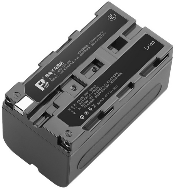 灃標 NP-F750-B 補光燈電池 4000mAh 相容南冠品色神牛愛圖仕, 1個