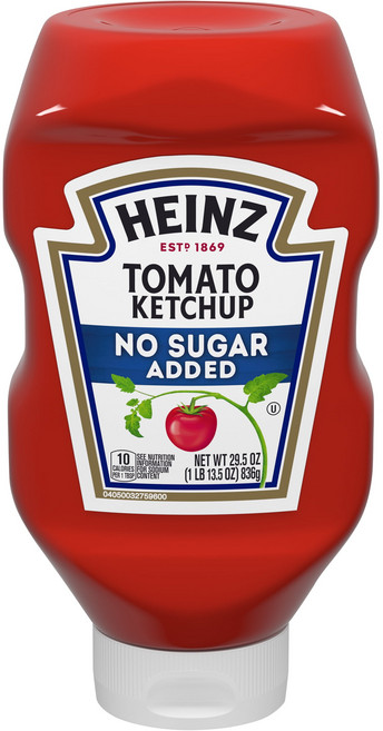 하인즈 무설탕 토마토 케첩, 836g, 1개