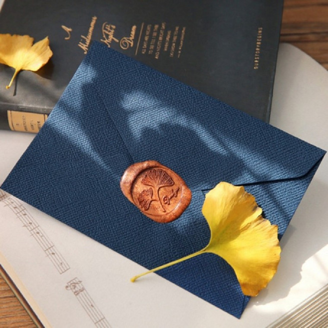 카드봉투 문구 편지봉투 네이비 A5