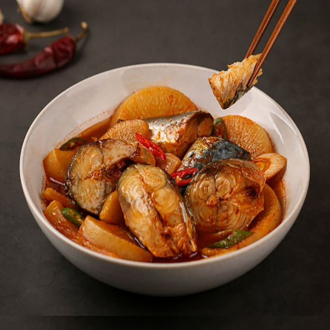 달티어 고등어무조림 생선조림700g x 2팩, 1개, 700g