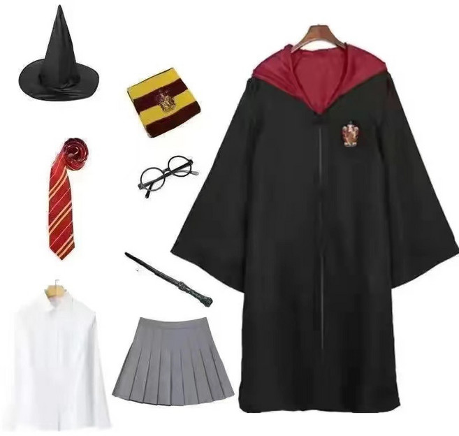 해리포터코스튬 할로윈코스튬 해리 주변 코스 의류 마법 가운 망토 헤르미온느 마법사 포터 아카데미 의상