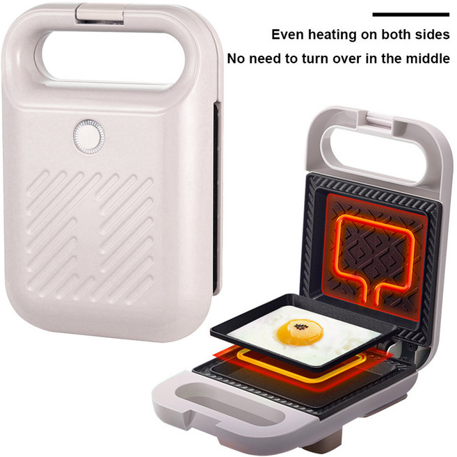 붙지 않는 코팅 EU 전기 샌드위치 메이커 압착기 가정용 토스터기 휴대용 가벼운 음식 만들기 기계 주방용