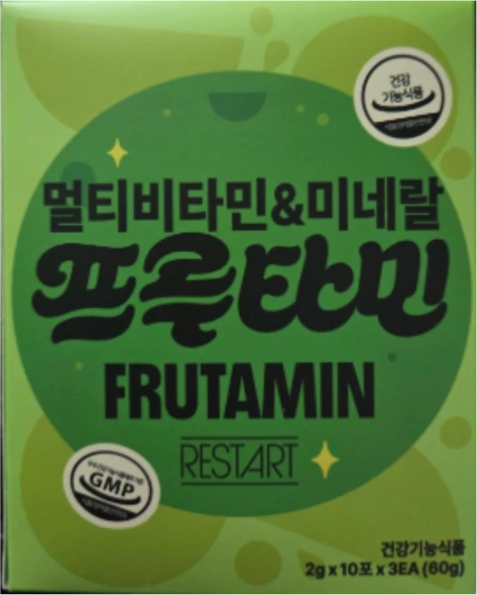 멀티비타민&미네랄 프루타민, 3개, 30회분 - 쿠팡