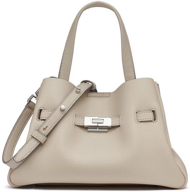DKNY 여성용 Bryar 스몰 사첼백 블랙/실버 원사이즈, Medium, Light Taupe