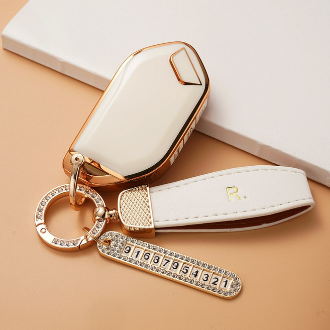 기아 스마트키 키케이스 K8 올뉴 K3 쏘렌토 MQ4 쏘렌토하이브리드 K5 DL3 3세대 스포티지QL 카니발 KA4 K7프리미어 셀토스 EV6 니로 SG2 적용 키케이스 키홀더, J타입, 아이보리