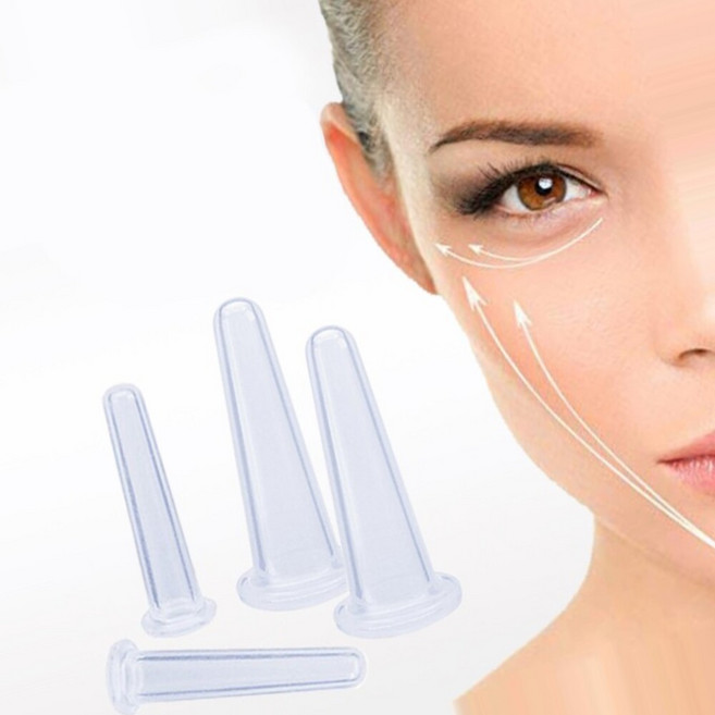 얼굴안마기 이중턱 턱살 땡김이 마사지컵 컵핑, 상세페이지 참조, 1개