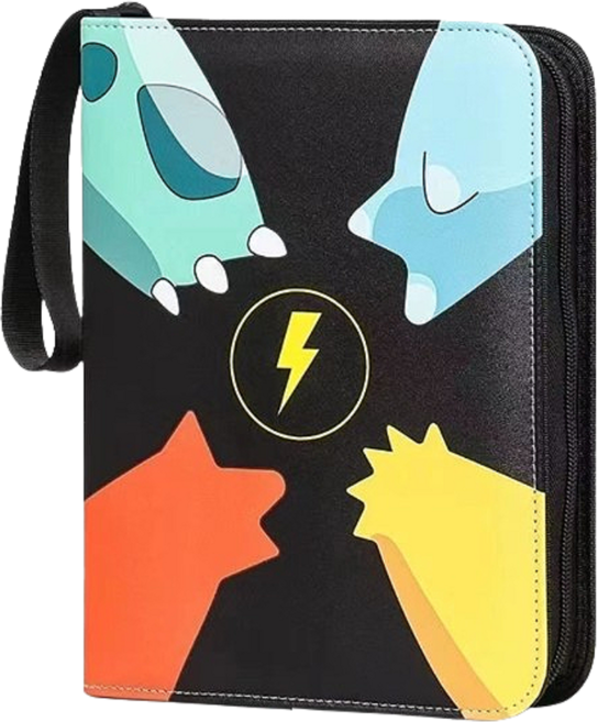 카드 보관 앨범 바인더 게임 포토 수납 북, 블랙