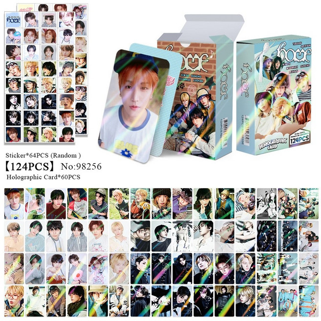 보이넥스트도어 더액션 홈 보넥도 총124pcs 홀로그램 포토카드 60장 스티커 64장 다꾸 선물 소장용, 124개, HOME (홈)