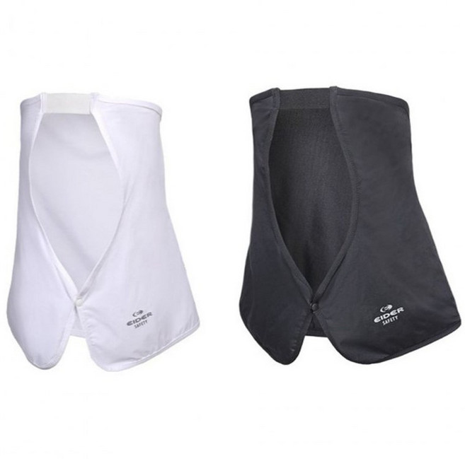 아이더 쿨링 썬가드 모자 탈부착 햇빛가리개 안전모 차양 자외선차단, 블랙