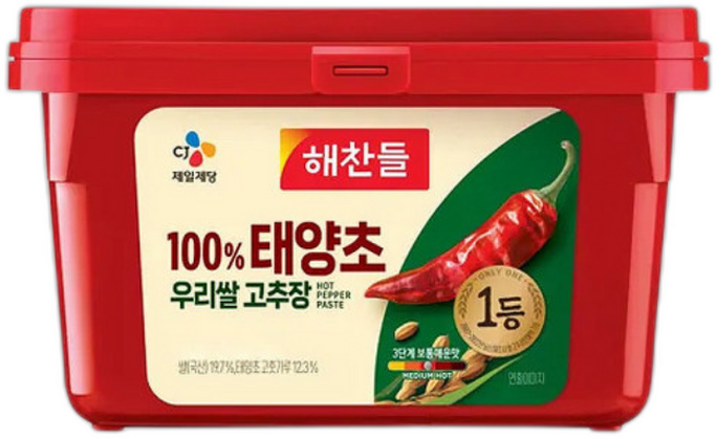 CJ 해찬들 우리쌀태양초골드고추장 + 차례상차림, 1.5kg, 1개