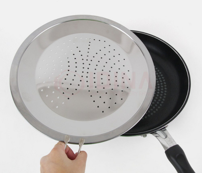 스텐 후라이팬덮개 기름방지망 30cm, 옵션명, 1개