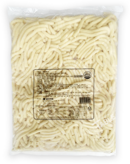 (박스)누들떡 2kg x 5봉, 5개