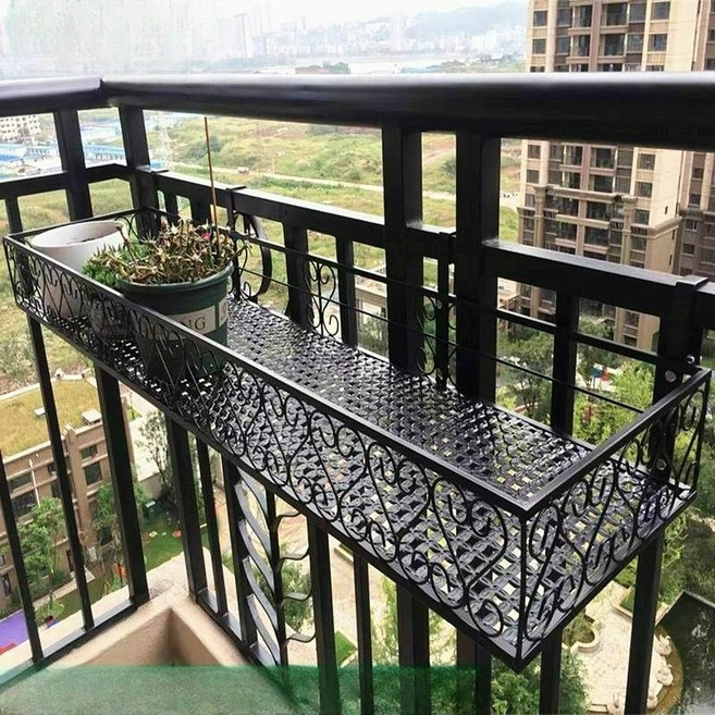 베란다 난간 화분 걸이대 다육이 철재 창틀 인테리어 창문 받침대 거치대, 1개, 길이 50x너비 20x높이 12cm