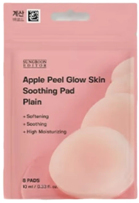 성분에디터 애플필 매끈 결 수딩 패드 플레인 8매입 2개, 기본선택 - 쿠팡