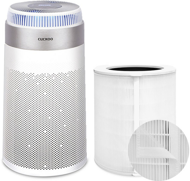 쿠쿠 공기청정기 필터 세트 AC-28W20FWS 헤파+탈취+ 극세 프리필터 28평 W툴 전용 호환, 1개, 최고급형 (H13)