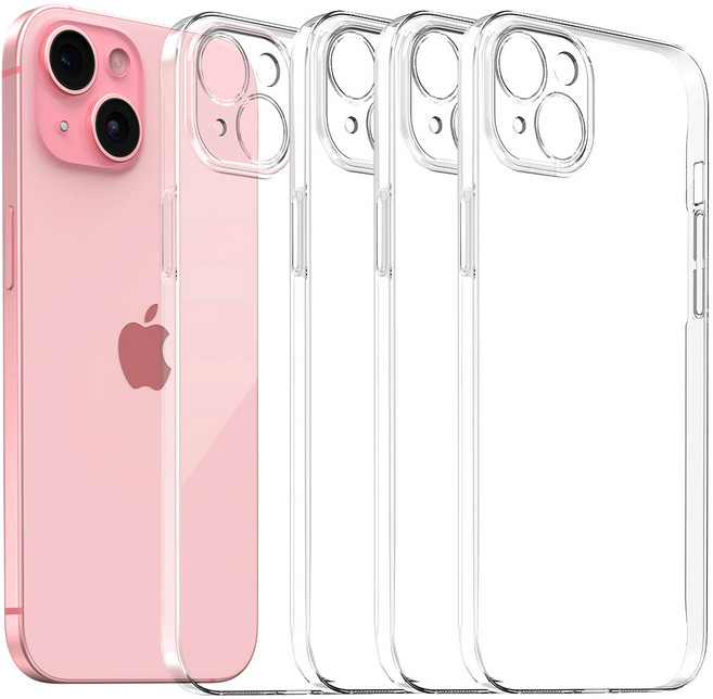 아이엔조이 슬림 카메라 보호 젤리 투명 케이스 4개