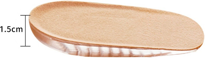 隱形增高鞋墊 蜂窩減震絨面內增高鞋墊