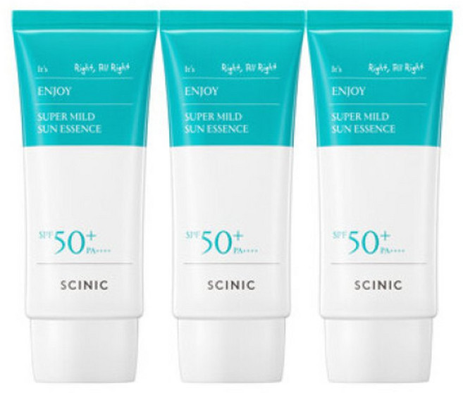 3개세트 싸이닉 엔조이 슈퍼 마일드 선 에센스 50ml, 3개