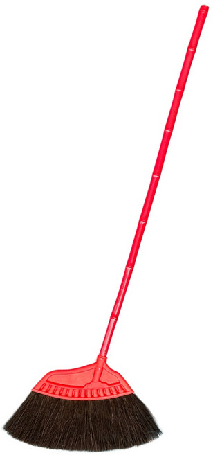 棕梠掃把 居家清潔 耐用, 黑棕掃, 1個