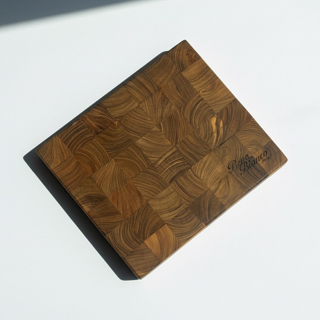 제이서가구 엔드그레인 원목 나무 체스 도마 파다우크, 1개, 브라운