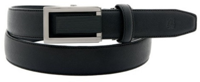 루이까또즈 심플 스퀘어 버클 남성 소가죽 자동 벨트 (선물포장)
